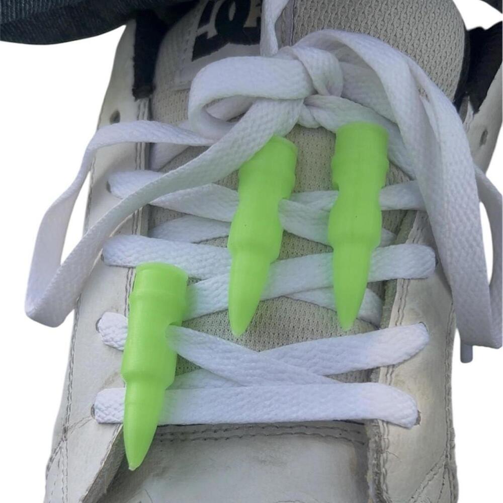 glow in the dark AK-47 rifle bullet lace lock charm accessories